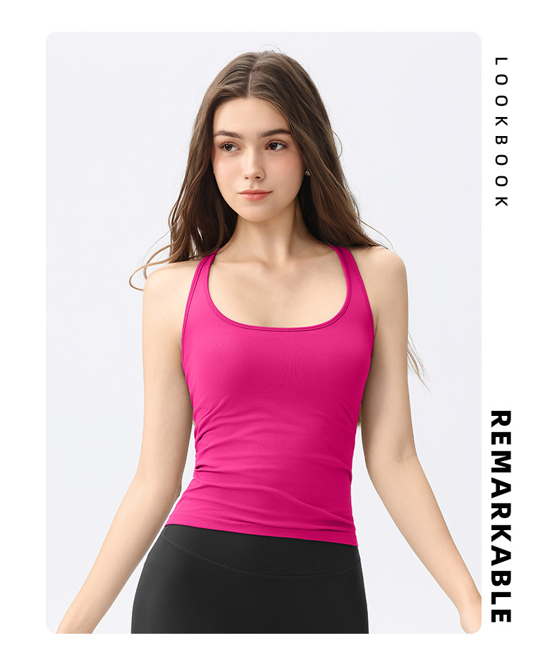 In summer, I wear a racer, a chest pad, a vest, a running yoga wear, a training body, a beautiful back, a sports vest O1CN015POFcr24PveoTew3X 3324387384 0 Cib