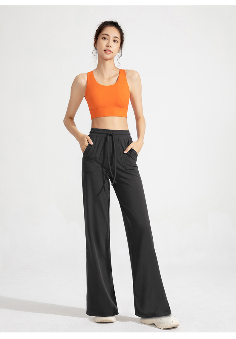Athena lulu antibacterial pocket straight trousers women's high waist sports and gym pants loose and slim yoga pants O1CN017SjIpk26MNbNF4dFn 2201111757647 0 Cib