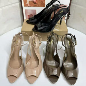 za2025 winter european and american cross border versatile stiletto heel back empty fish mouth shoes large size buckle high heel sandals super high heels