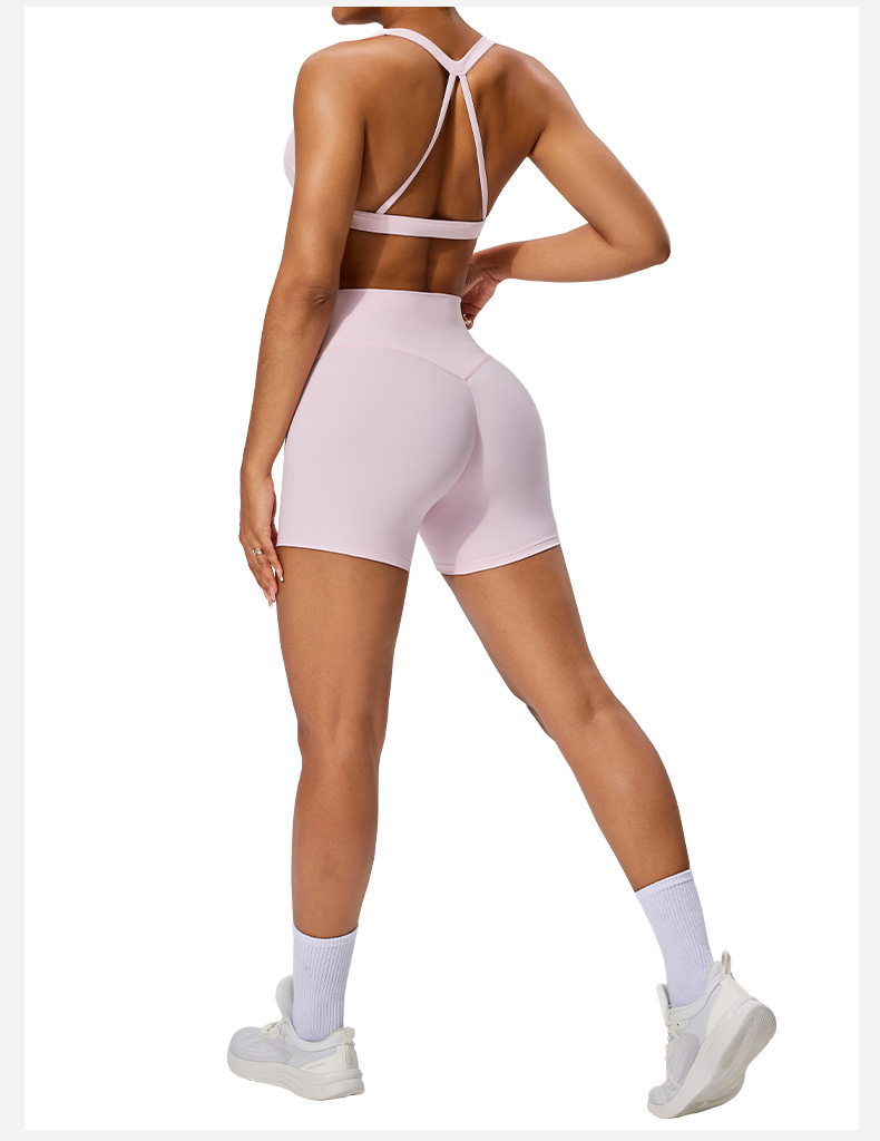 Summer pure desire sports bra low strength with chest pad beautiful back halterneck vest yoga fitness training top bra O1CN0199PZjj24PvZAsJGX7 3324387384 0 Cib