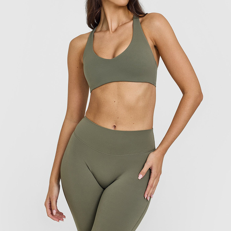 High Intensity Sports Bra Yoga Clothes I-Shape Beautiful Back Shockproof Anti-Sag Running Training Fitness Wear Yoga Bra O1CN01ALLM1i24PvcVaCKYJ 3324387384 0 Cib
