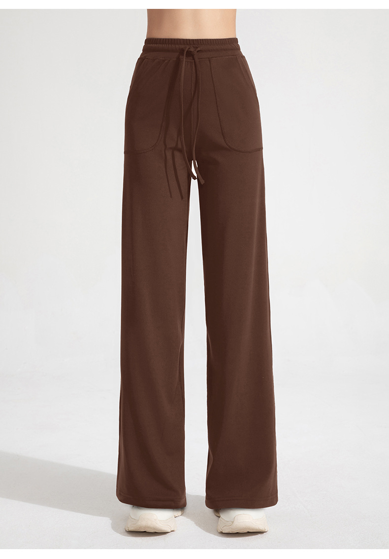 Athena lulu antibacterial pocket straight trousers women's high waist sports and gym pants loose and slim yoga pants O1CN01B1amZN26MNaCPx34e 2201111757647 0 Cib