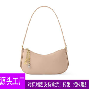 fall/winter 2025 new women's leather underarm bag pochettebloom shoulder bag stylish versatile crossbody bag