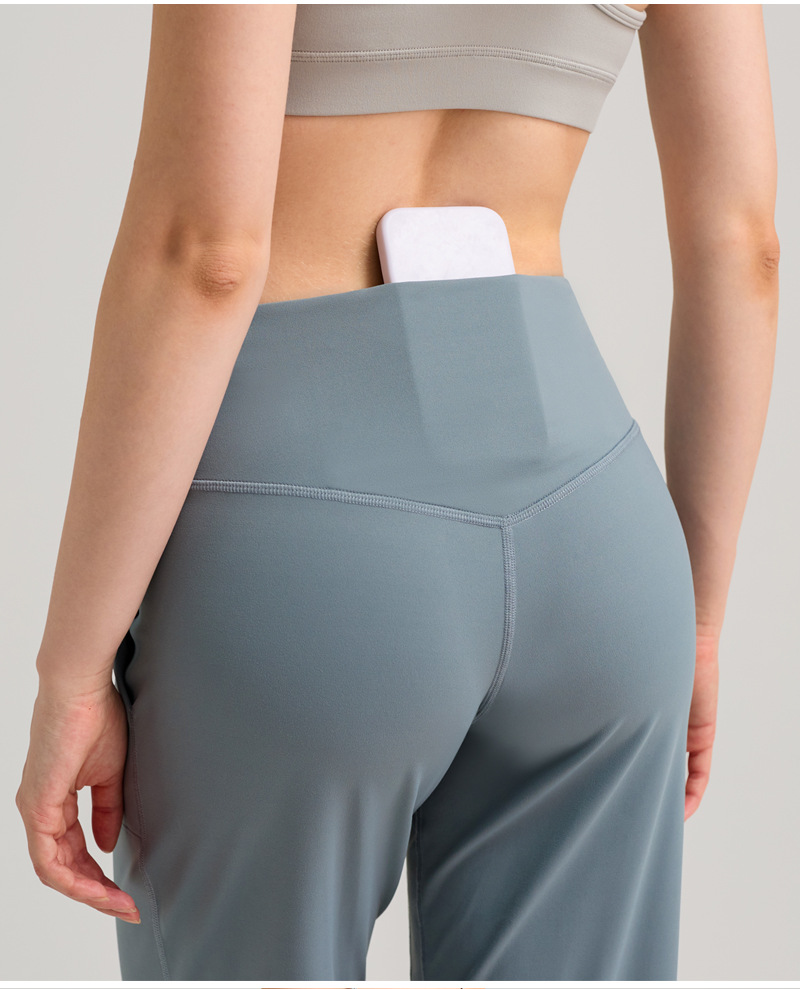 lulu Wide Leg Sweatpants Straight Loose High Waist Slacks Nude Quick Dry Breathable Yoga Gym Pants 28" O1CN01EFxmqM1ZEFLXDadrQ 3058633162 0 Cib