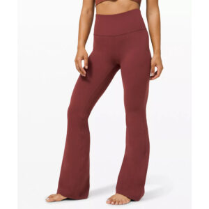 yoga pants lulu women's new casual sweatpants high waist hip lift belly elastic wide leg yoga micro flare pants