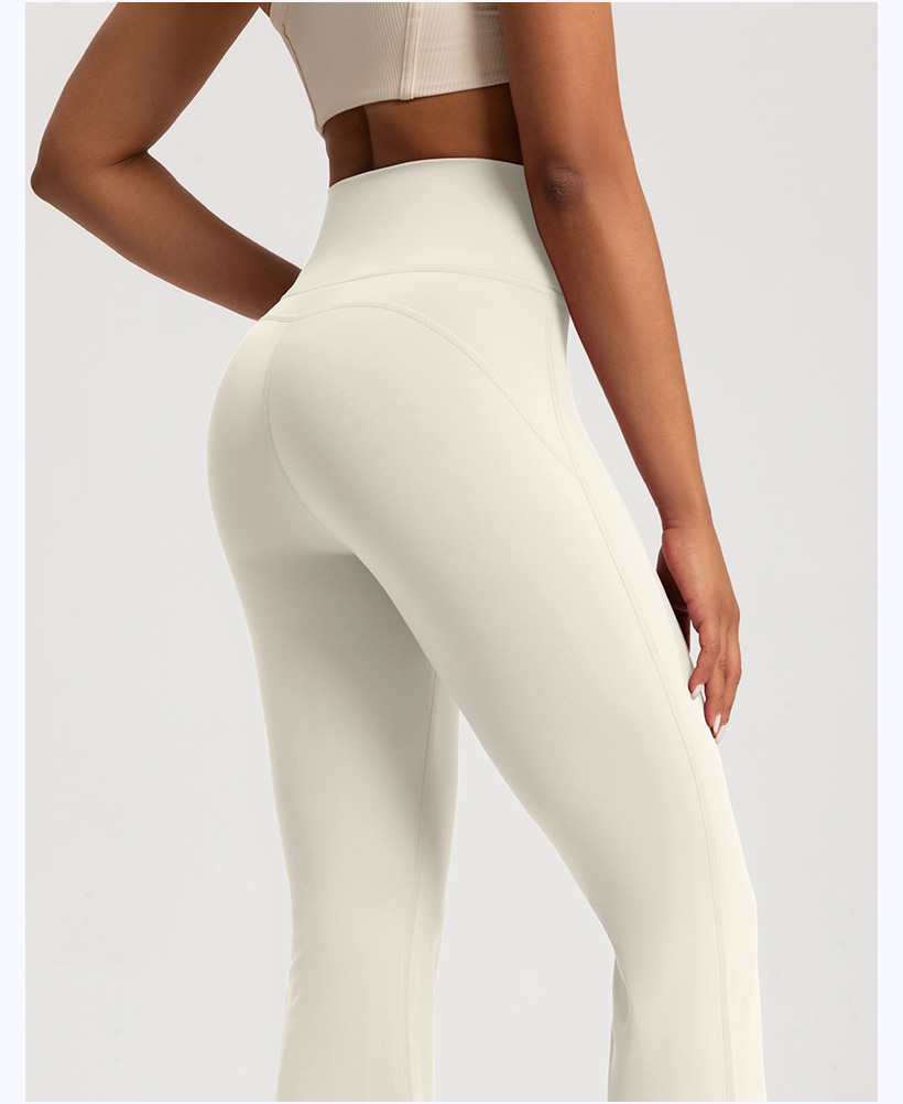 Autumn and winter fleece flared pants, women's high-waisted nude feeling thin, warm wide-leg pants, sports fitness, yoga flared trousers O1CN01GdFq3D26MNhOEtpFP 2201111757647 0 Cib