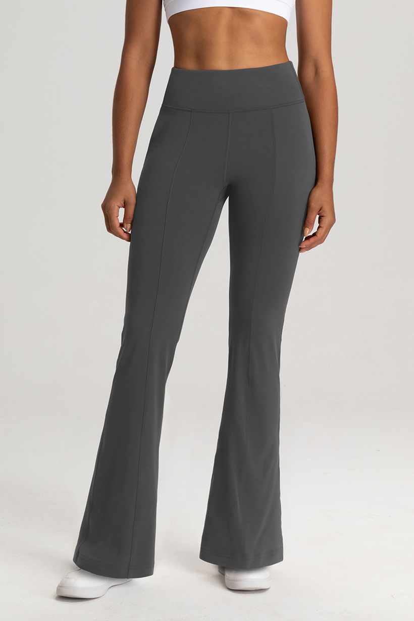 Athena lulu Sports Wide-Leg Pants Women's Side Pockets High Waist Slimming Casual Loose Yoga Flared Pants O1CN01HR8eUJ26MNm7CFWQA 2201111757647 0 Cib