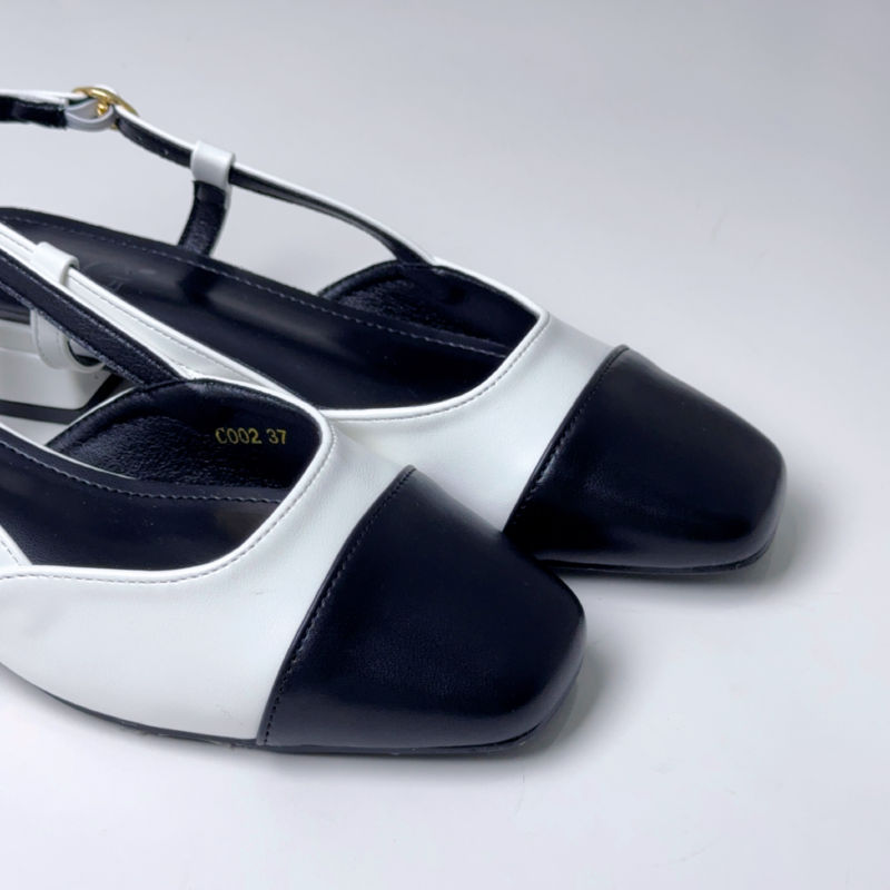 2026 summer new C co-branded cross-border back space small fragrance European and American mid-high heeled sandals women's high-end contrasting color O1CN01KHJ7aG1sfhuy9q1YG 2212495145794 0 Cib