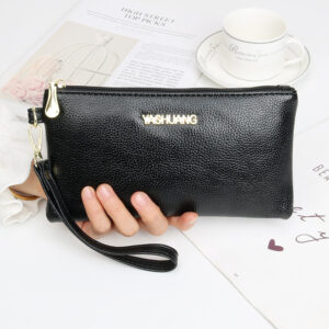fashionable new women's clutch bag, long wallet, pebbled soft feel, mobile phone bag, coin purse, women's small bag