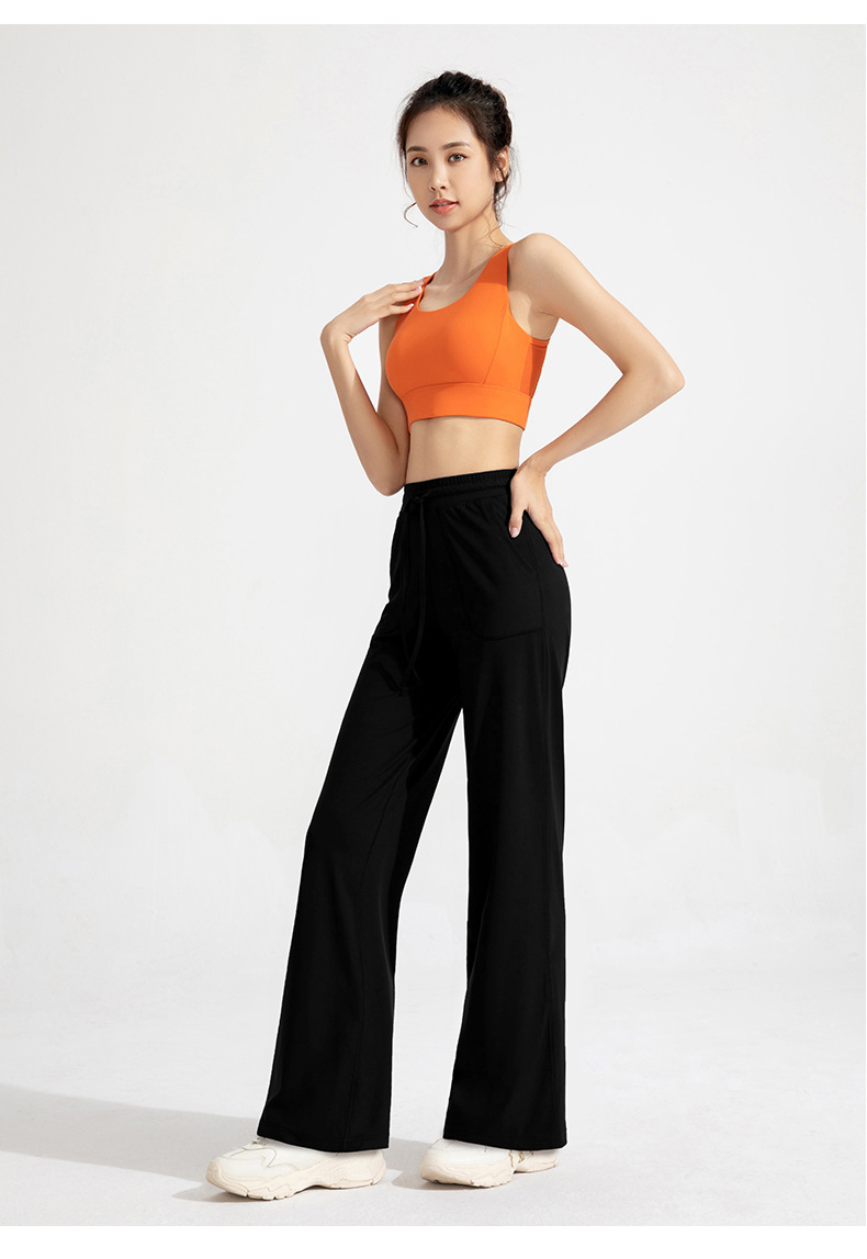 Athena lulu antibacterial pocket straight trousers women's high waist sports and gym pants loose and slim yoga pants O1CN01MTFCBE26MNaDdzATz 2201111757647 0 Cib