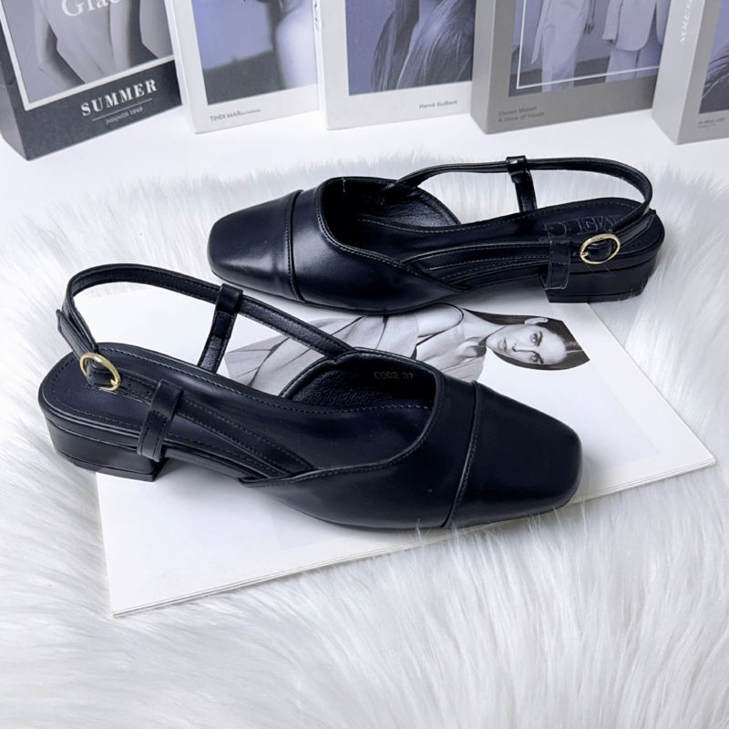 2026 summer new C co-branded cross-border back space small fragrance European and American mid-high heeled sandals women's high-end contrasting color O1CN01O84h6H1sfhuz8X8Rg 2212495145794 0 Cib