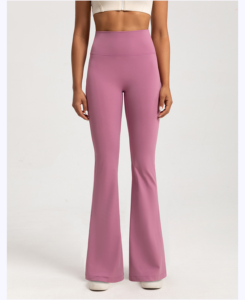Autumn and winter fleece flared pants, women's high-waisted nude feeling thin, warm wide-leg pants, sports fitness, yoga flared trousers O1CN01QbuUNS26MNhLJYp3x 2201111757647 0 Cib