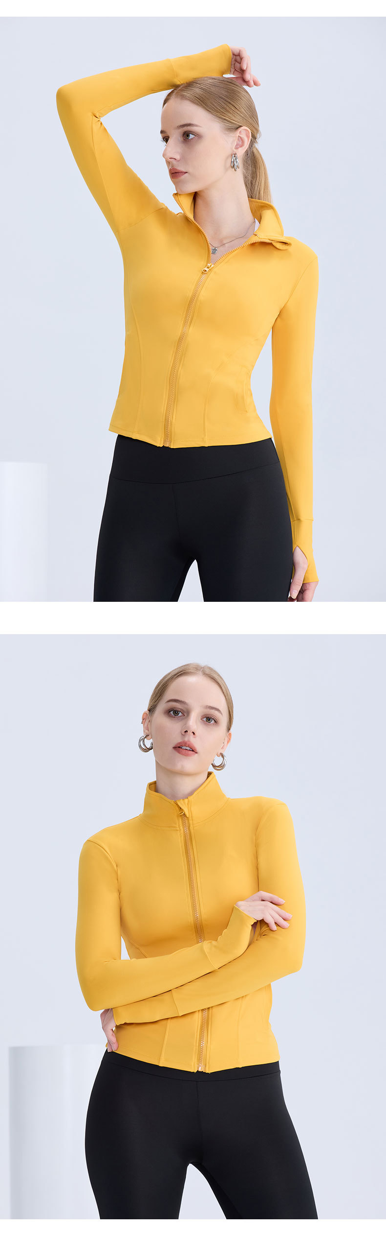 2026 spring/summer new lulu yoga wear jacket women's European and American zipper pocket sports top running fitness cardigan O1CN01R7zYYz2AAi6EAa7NM 4106388163 0 Cib