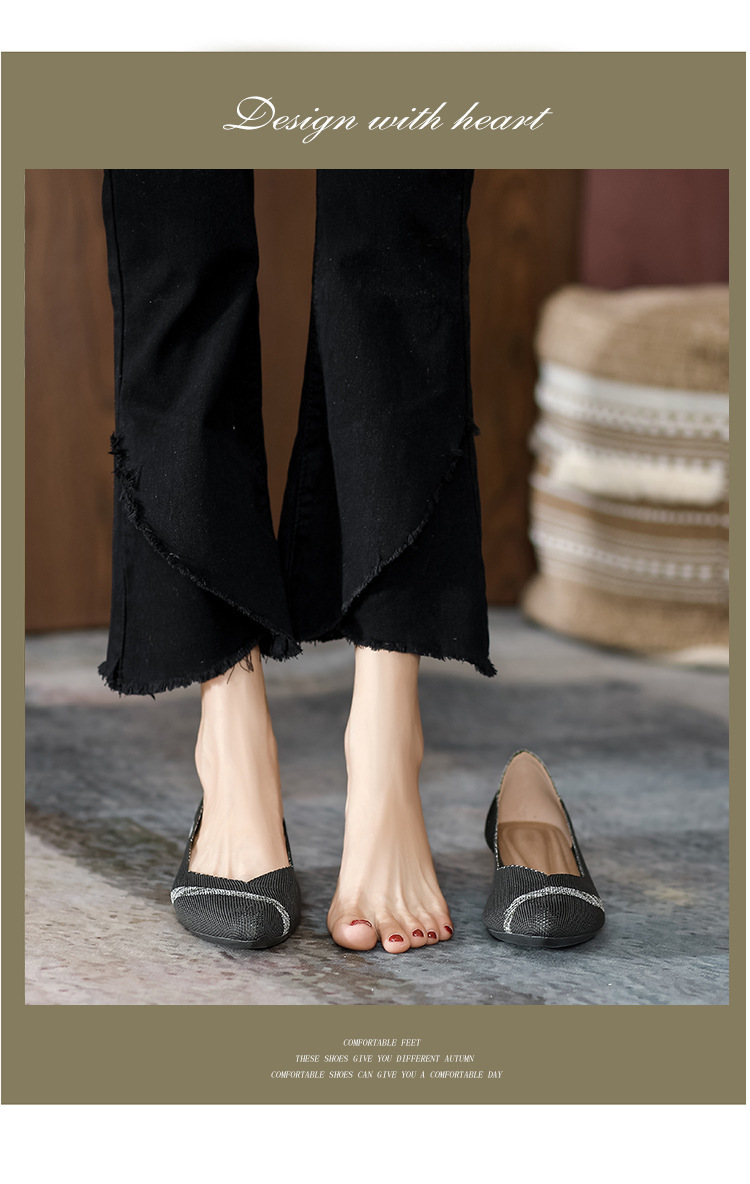 2023 foreign trade increase princess shoes knitted knitted wedge single shoes women's pointed toe shallow mouth breathable flying knitted women's shoes color matching O1CN01RHC6W31JrbN3AIoQu 2208618081082 0 Cib