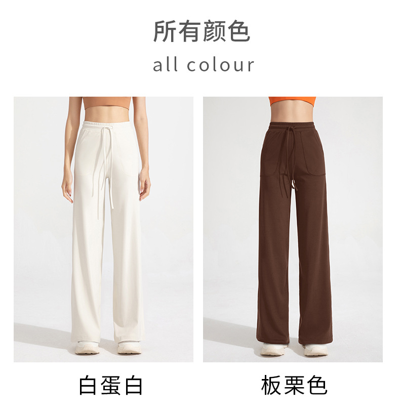 Athena lulu antibacterial pocket straight trousers women's high waist sports and gym pants loose and slim yoga pants O1CN01RvnIyr26MNa3ubBQA 2201111757647 0 Cib