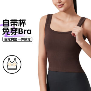 the new yoga clothes, sports vests, pilates straps, chest pads, sports bras, short tops, slim fit