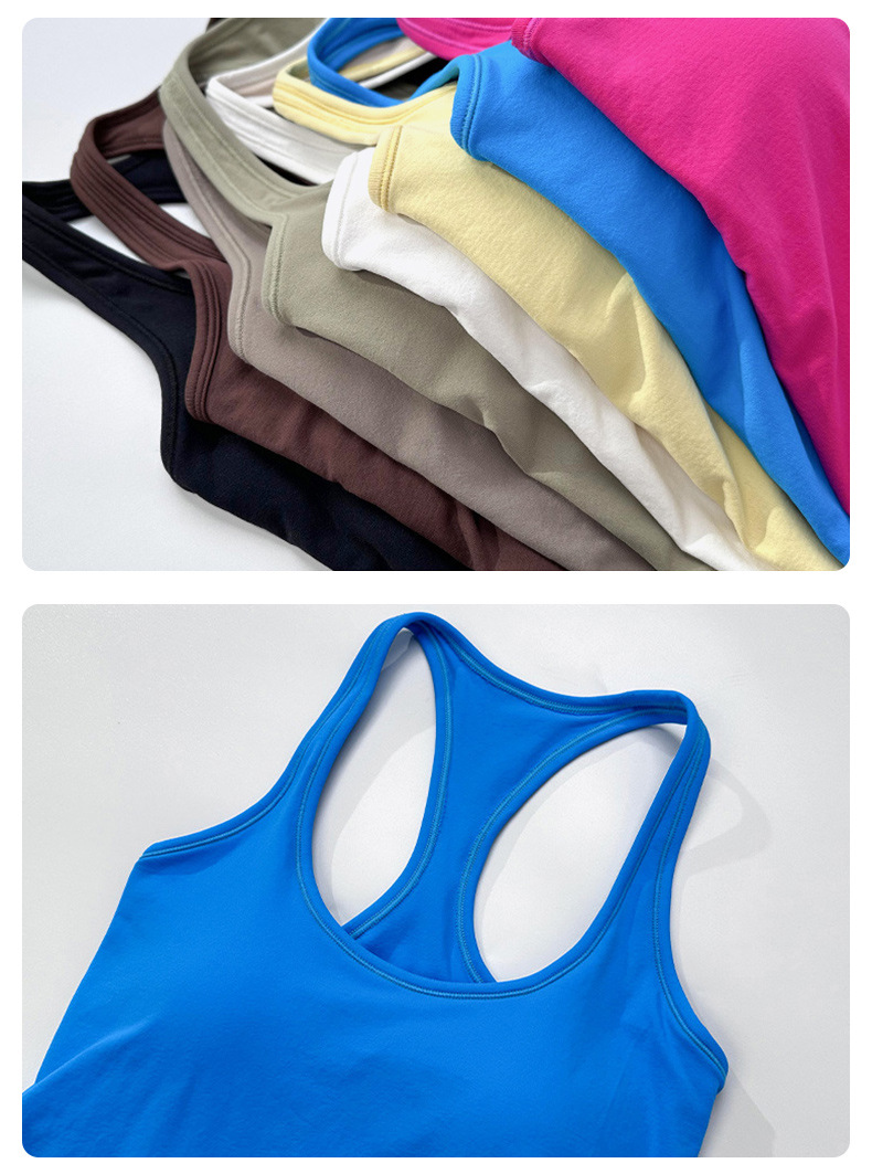 Yoga vest women's summer wear wearing I-back sports vest all-in-one cup running training yoga clothing fitness vest O1CN01UQHJ7n24PvencXJSf 3324387384 0 Cib