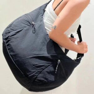 lulu same slouchy crescent dumpling bag casual sports commuter armpit bag lightweight nylon crossbody bag
