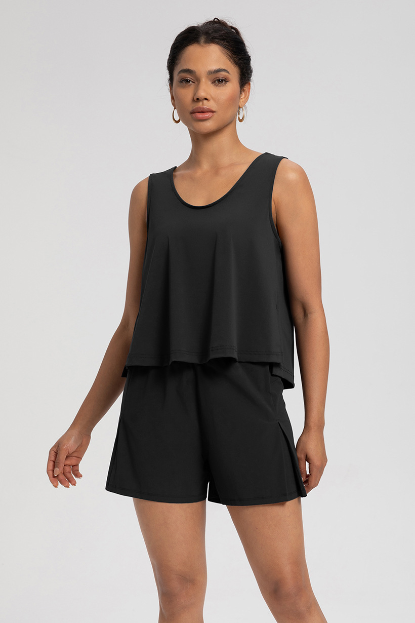 Athena lulu sports vest women's loose drape breathable sleeveless fitness outerwear training yoga clothes top O1CN01W11XaP26MNnAJ9ZUz 2201111757647 0 Cib
