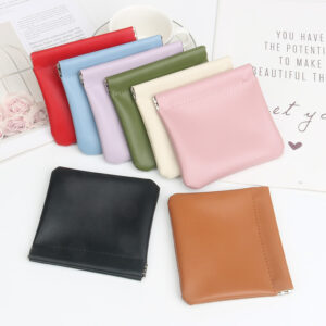 automatic closing, toiletry bag, shrapnel storage bag, opening and closing coin purse, card holder, lipstick envelope, portable headphone storage pouch