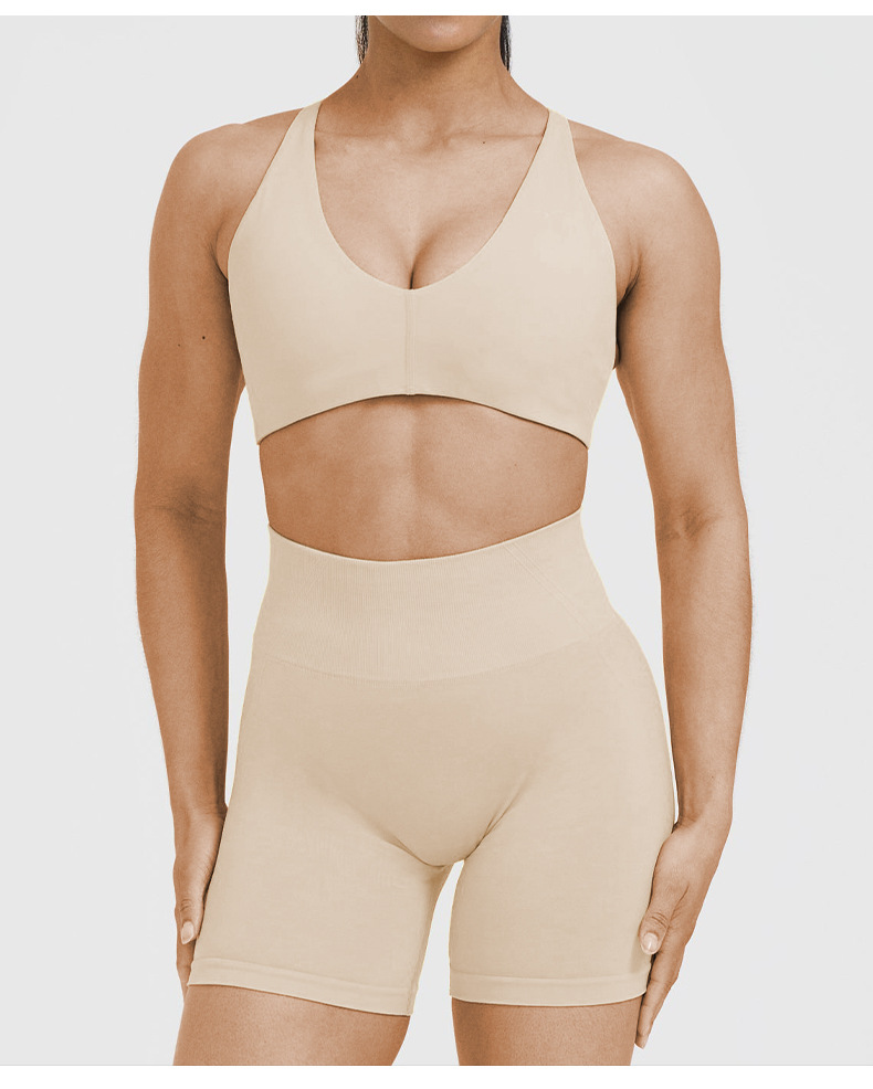 New European and American brushed sports bras for women can wear cross beautiful back running fitness yoga vest suspender bra O1CN01cbXBu024PvbVeYV8L 3324387384 0 Cib