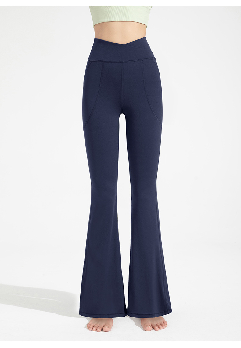 Athena lulu Antibacterial Flared Pants Women's High Waist Hip Lift Boot Boot Yoga Pants Nude Slim Wide-leg Pants O1CN01ehpc9D26MNYUXdXzD 2201111757647 0 Cib