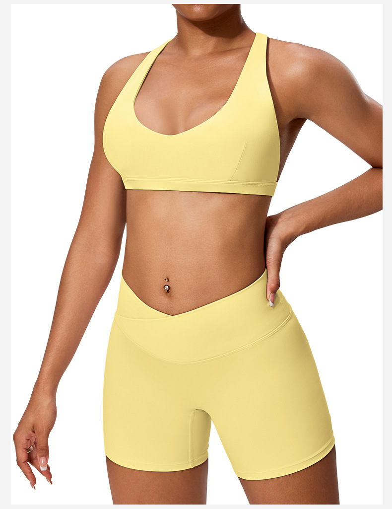 Summer pure desire sports bra low strength with chest pad beautiful back halterneck vest yoga fitness training top bra O1CN01f5eIB824PvZ88tFu6 3324387384 0 Cib