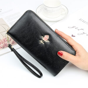 fashion casual new clutch purse women's long zipper bag women's wallet large capacity women's mobile phone bag wallet