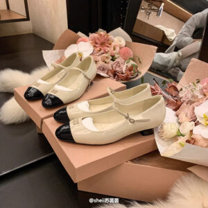 [grape mom same style] windsor manor ~ amin color blocked buckle strap high heeled mary jane single shoes women's commuter shoes