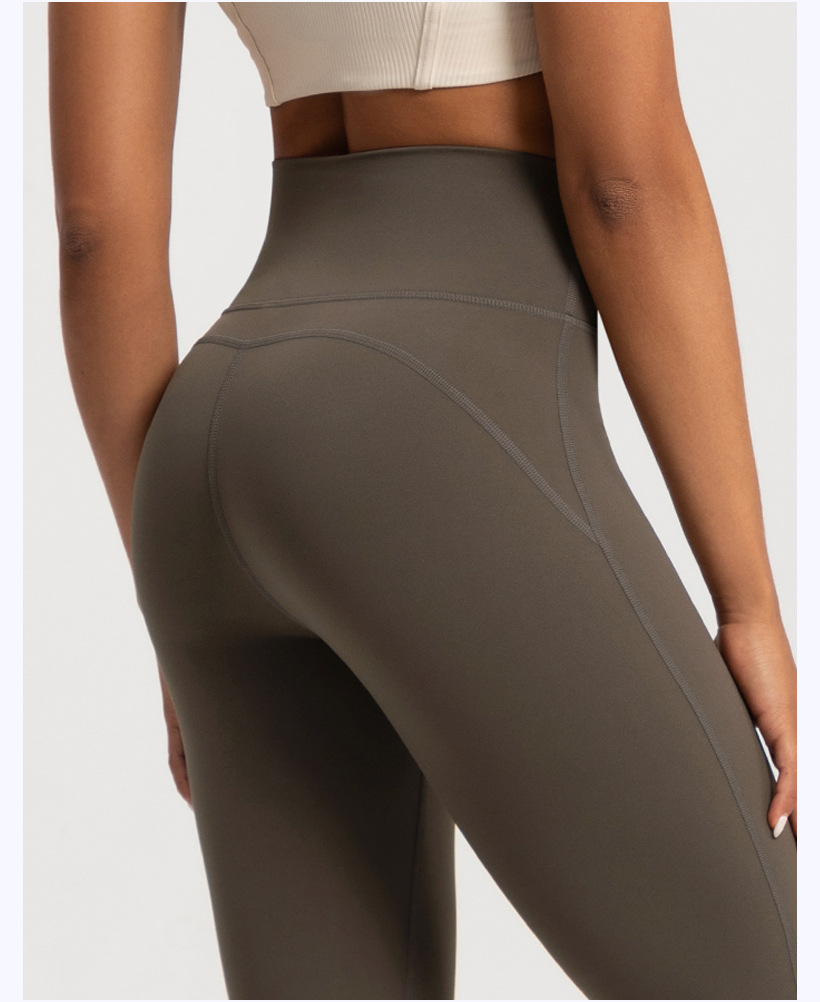 Autumn and winter fleece flared pants, women's high-waisted nude feeling thin, warm wide-leg pants, sports fitness, yoga flared trousers O1CN01lGkok226MNhNXbXEr 2201111757647 0 Cib