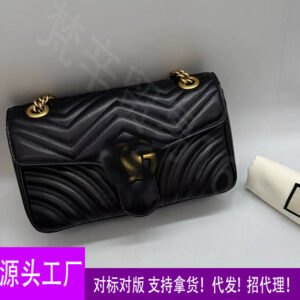 leather bag women's 2025 new chain mamont shoulder bag high end fashion lingge crossbody bag tide handbag