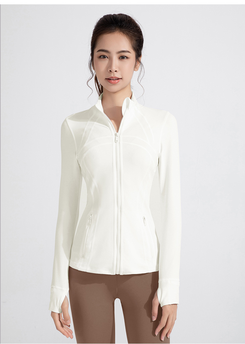 Athena lulu's new yoga outfit women's nude stand up collar blazer running fitness long sleeve zipper jacket O1CN01sgDKBj26MNZ4fGpbQ 2201111757647 0 Cib