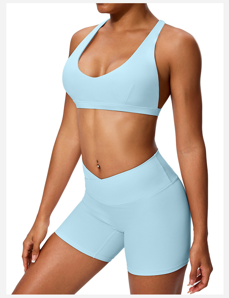 Summer pure desire sports bra low strength with chest pad beautiful back halterneck vest yoga fitness training top bra O1CN01sv85IY24PvZ9F1A1A 3324387384 0 Cib