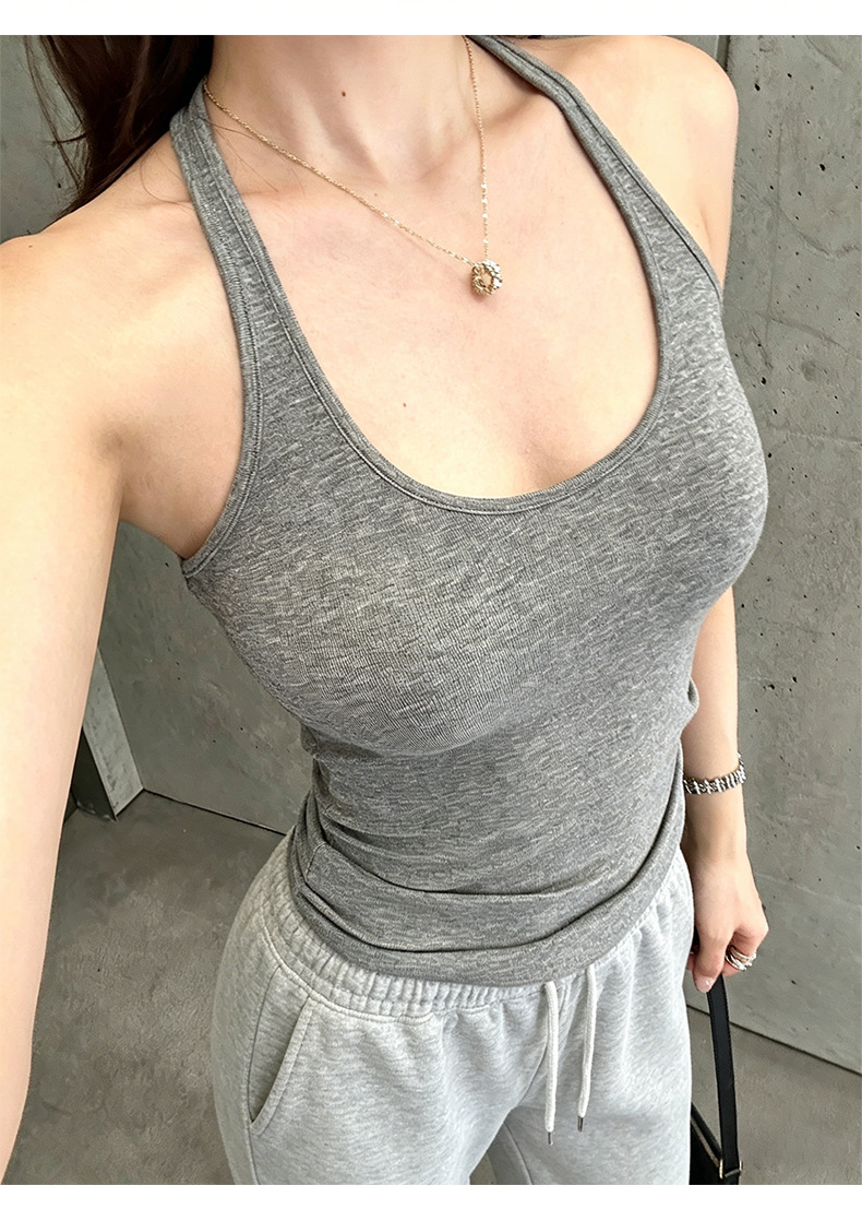 Yoga vest women's summer wear wearing I-back sports vest all-in-one cup running training yoga clothing fitness vest O1CN01wFGoDO24PvgZeiBvf 3324387384 0 Cib