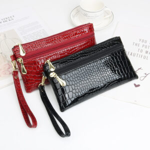 women's wallets, key cases, shiny stone pattern coin purses, portable storage bags, mobile phone bags, clutch bags, women's small bags