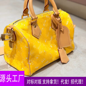 new leather women's tote bag large capacity boston speedy pillow bag duff bag shoulder crossbody bag