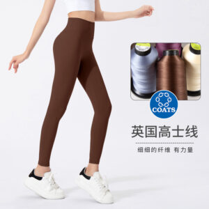 athena lulu cross border yoga pants women's europe and america high waist buttocks nude leggings sports running gym pants